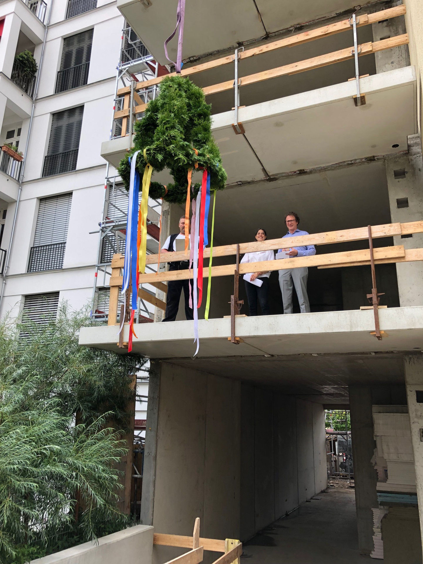 Neue Häuser am Wasserturm