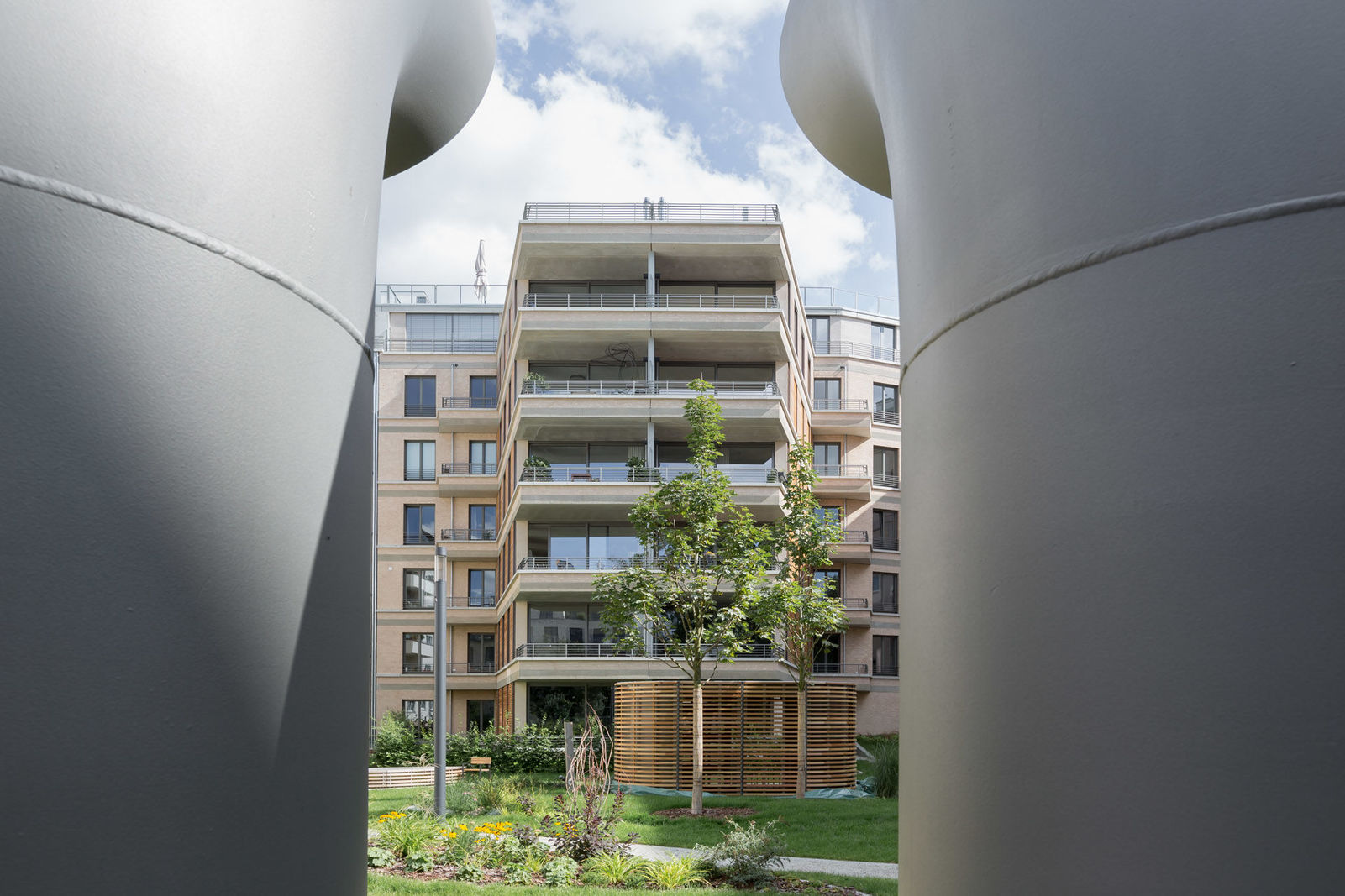 Innenhof Neue Häuser