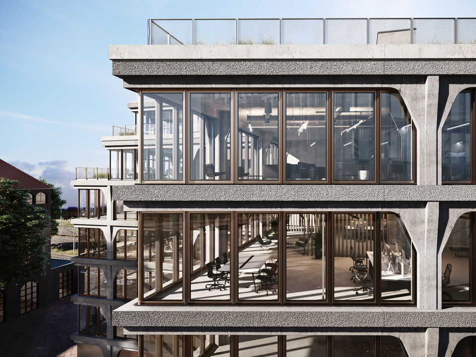 POSTBAHNHOF NEUBAU, Fassade, © xoio GmbH